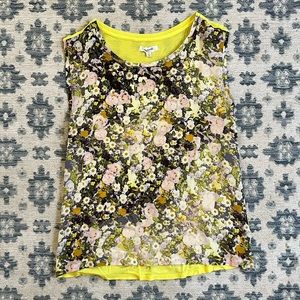 Madewell floral shirt size s